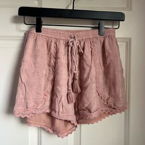 American Eagle Outfitters High Waist Pink Shorts